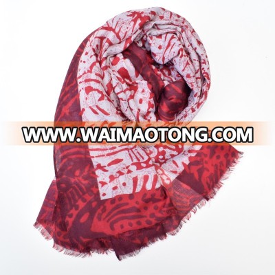 Wholesale 2018 hot sale palestinian hijab fashion cheap 3colors soft thin print tassel women palestinian scarf